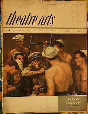 Bild des Verkufers fr Theatre Arts: June-July 1948 (Henry Fonda as "Mr Roberts" on cover) Volume XXXII No 4 / Gilbert W Gabriel "The Broadway Story" (reviews) / Rouben Mamoulian "Recommended.A Divorce" / David Greggory "Report from Hollywood" / Glotia Kingsley "Don Quixote at the Play" / George Amberg "Tributary theatre design" / William Wister Haines' "Command Decision" Complete in this issue (29 pages.) zum Verkauf von Shore Books