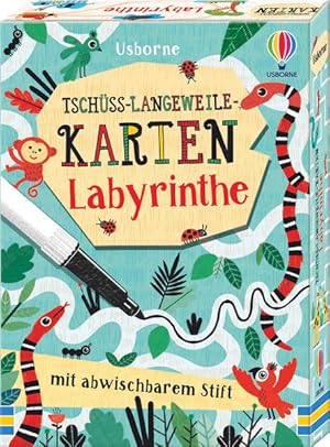 Bild des Verkufers fr Tschss-Langeweile-Karten: Labyrinthe: mit abwischbarem Stift zum Verkauf von buchlando-buchankauf