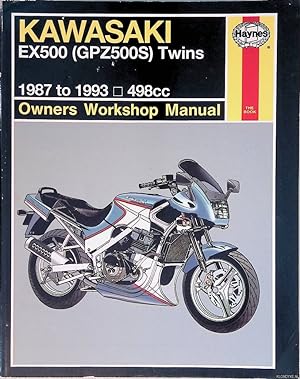 Seller image for Kawasaki EX500 (GPZ500S) Twins - 1987 to 1993 - 498cc: Owners Workshop Manual for sale by Klondyke