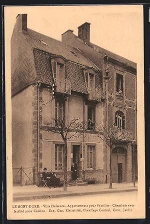 Carte postale Le Mont-Dore, Villa Plaisance, Appartements pour Familles