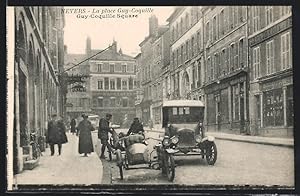 Carte postale Nevers, La place Guy-Coquille