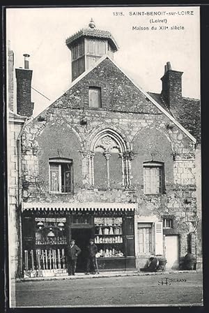 Carte postale Saint-Benoist-Sur-Loire, Maison du XII siecle