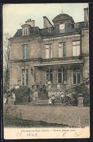 Carte postale Choisy-le-Roi, Mairie, Facade ouest