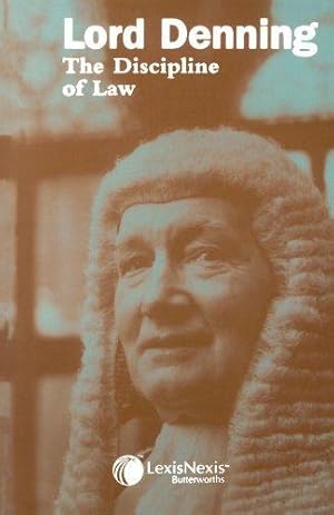 Image du vendeur pour Lord Denning : The Discipline of Law mis en vente par WeBuyBooks