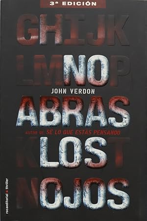 Imagen del vendedor de No abras los ojos a la venta por Librera Alonso Quijano