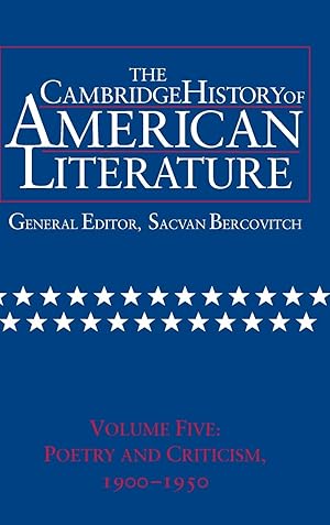 Immagine del venditore per The Cambridge History of American Literature: Volume 5, Poetry and Criticism, 1900-1950 venduto da moluna