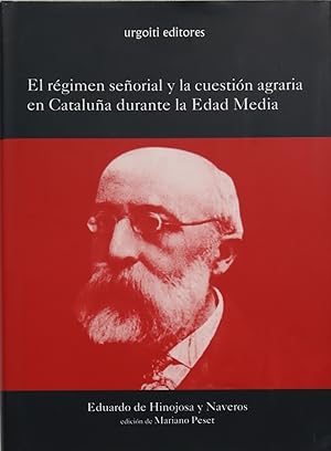 Bild des Verkufers fr El rgimen seorial y la cuestin agraria en Catalua durante la Edad Media zum Verkauf von Librera Alonso Quijano