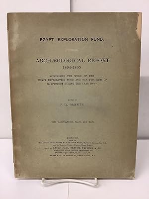 Egypt Exploration Fund Archaeology Report 19894-1895