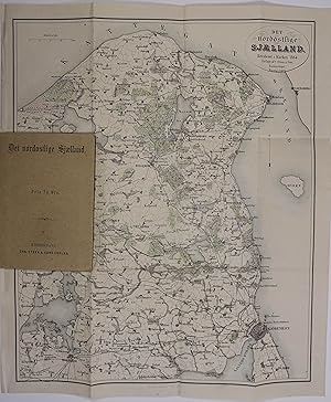 Det nordöstlige Sjaelland. revideret i Marken 1864. Kolor., lithograph. Karte v. Baerentzen. Kope...