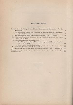 Image du vendeur pour Bericht ber die Fortschritte der rmisch-germanischen Forschung : im Jahre 1905. mis en vente par Brbel Hoffmann