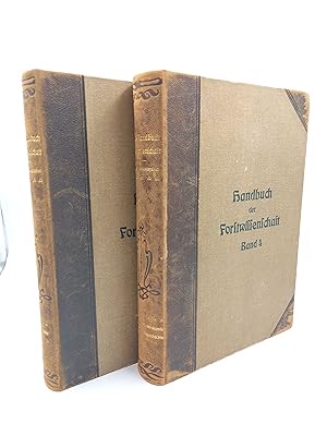 Bild des Verkufers fr Lorey s Handbuch der Forstwissenschaft; Band 2 und 4 (2 Bnde von 4) Band 2: Forstliche Produktionslehre II / Band 4: Forstliche Verwaltungs- und Rechtskunde, Forstpolitik und Forstgeschichte zum Verkauf von Antiquariat Smock