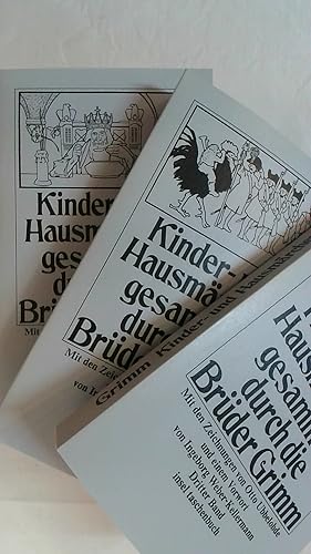 Bild des Verkufers fr KINDER- UND HAUSMRCHEN, GESAMMELT DURCH DIE BRDER GRIMM. IN DREI BNDEN. INSEL TASCHENBUCH. zum Verkauf von Buchmerlin