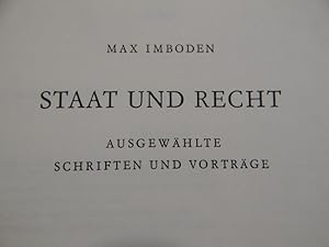 Staat und Recht - Ausgewählte Schriften und Vorträge