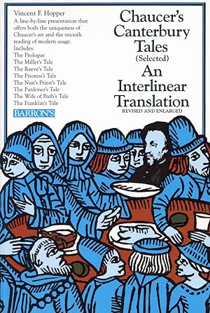 Imagen del vendedor de Chaucer's Canterbury Tales (Selected): An Interlinear Translation a la venta por The Anthropologists Closet