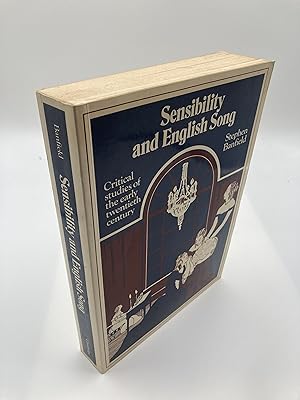Seller image for Sensibility and English Song: Critical Studies of the Early Twentieth Century for sale by thebookforest.com