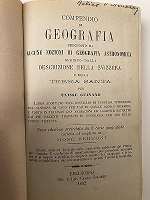 Compendio di Geografia / Istoria della Svizzera del popolo svizzero.