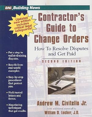 Image du vendeur pour Contractor's Guide to Change Orders: How to Resolve Disputes and Get Paid (Paperback or Softback) mis en vente par BargainBookStores