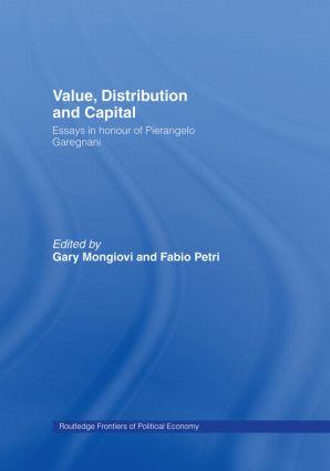 Imagen del vendedor de Manjiovi, G: Value, Distribution and Capital a la venta por moluna