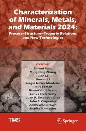 Immagine del venditore per Characterization of Minerals, Metals, and Materials 2024 venduto da moluna