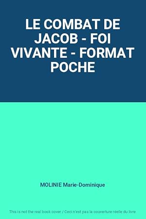 Immagine del venditore per LE COMBAT DE JACOB - FOI VIVANTE - FORMAT POCHE venduto da Ammareal