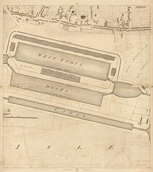 Bild des Verkufers fr Sheet I3 - Canary Wharf, Poplar, West India Docks, Isle of Dogs zum Verkauf von Antiqua Print Gallery