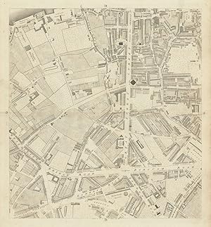 Bild des Verkufers fr Sheet D3 - Waterloo, Southwark, South Bank, Blackfriar's Road, Westminster Bridge Road, Borough Road, Lambeth North zum Verkauf von Antiqua Print Gallery