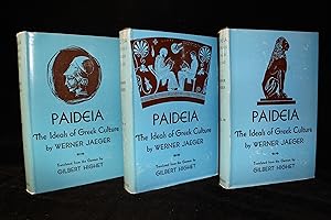 Imagen del vendedor de Paideia: The Ideals of Greek Culture - Vol I Archaic Greece, The Mind of Athens  Vol II In Search of the Divine Centre  Vol III The Conflict of Culltural Ideas in the Age of Plato (3 Vols) a la venta por ShiroBooks