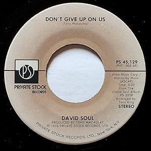 Seller image for Don't Give Up On Us / Black Bean Soup [7" 45 rpm Single] for sale by Kayleighbug Books, IOBA