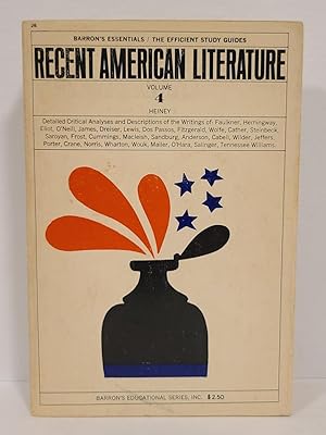 Immagine del venditore per Recent American Literature venduto da Tall Stories Book & Print Gallery