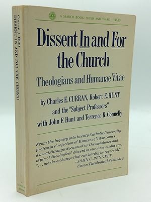Seller image for DISSENT IN AND FOR THE CHURCH: Theologians and Humanae Vitae for sale by Kubik Fine Books Ltd., ABAA