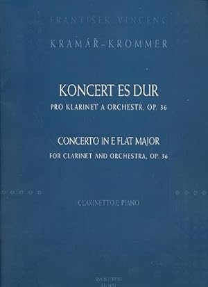 Bild des Verkufers fr Concerto in E Flat Major op.36for clarinet and piano zum Verkauf von Smartbuy