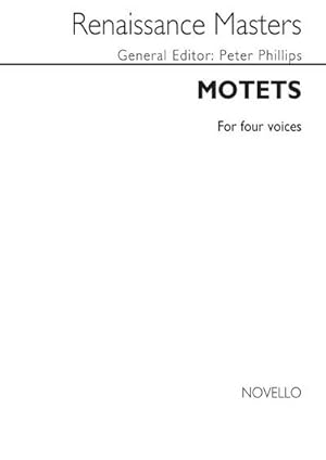 Bild des Verkufers fr Renaissance Masters Motets Vol.2for mixed voices a cappella : score zum Verkauf von Smartbuy
