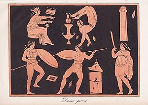 Imagen del vendedor de "Danza pirrica" - Pyrrhichios dance Tanz / ancient Greece Griechenland a la venta por Antiquariat Steffen Vlkel GmbH