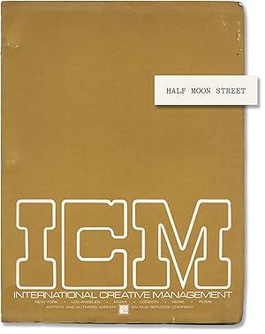 Bild des Verkufers fr Half Moon Street (Original screenplay for the 1986 film) zum Verkauf von Royal Books, Inc., ABAA