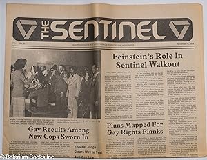 Image du vendeur pour The Sentinel: vol. 6, #23, November 16, 1979: Feinstein's Role in Sentinel Walkout & In Memoriam: Harvey Milk mis en vente par Bolerium Books Inc.