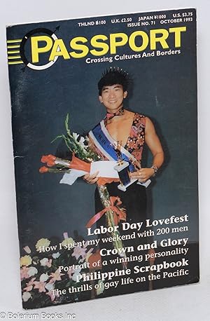 Immagine del venditore per Passport: Crossing cultures and borders; #71, October 1993: Labor Day Lovefest/Philippine Scrapbook venduto da Bolerium Books Inc.