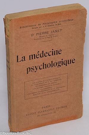 La medecine psychologique