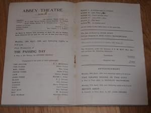 Seller image for Abbey Theatre Programme: First Production of The Passing Day A Play in Six Scenes 13/4/1936 for sale by Dublin Bookbrowsers