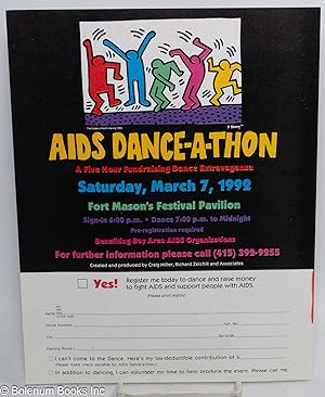 AIDS Dance-A-Thon: A Five Hour Fundraising Dance Extravaganza, Saturday, March 7, 1992