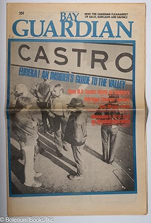 Seller image for The San Francisco Bay Guardian: vol. 10, #16, January 23-30, 1976: Eureka! an insider's guide to the Valley for sale by Bolerium Books Inc.