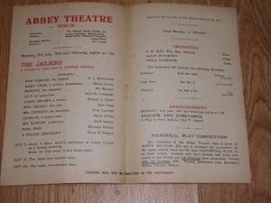 Seller image for Abbey Theatre Programme: The Jailbird 3/7/1944 for sale by Dublin Bookbrowsers