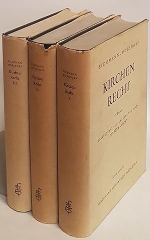 Bild des Verkufers fr Lehrbuch des Kirchenrechts auf Grund des Codex Iuris Canonici (3 Bnde KOMPLETT) - Bd.I: Einleitung, Allgemeiner Teil und Personenrecht/ Bd.II: Sachenrecht/ Bd.III: Proze- und Strafrecht. Wissenschaftliche Handbibliothek; zum Verkauf von books4less (Versandantiquariat Petra Gros GmbH & Co. KG)