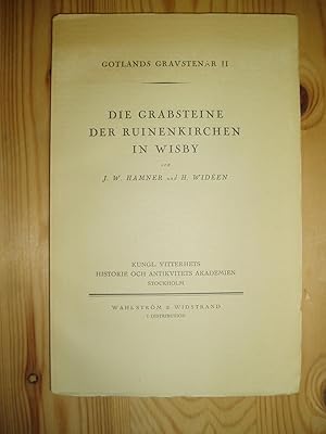 Bild des Verkufers fr Die Grabsteine der Ruinenkirchen in Wisby zum Verkauf von Expatriate Bookshop of Denmark