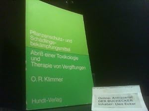 Pflanzenschutz- und Schädlingsbekämpfungsmittel : Abriss e. Toxikologie u. Therapie von Vergiftun...