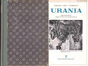 URANIA. Monatsschrift über Natur und Gesellschaft. Jahrgang 12. Hefte 1 - 12/1949