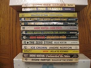 Andre Norton Economical Reading Lot - 13 Paperback Book Lot (See Picture for Titles)