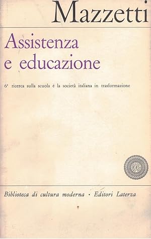 Imagen del vendedor de Assistenza e educazione a la venta por MULTI BOOK