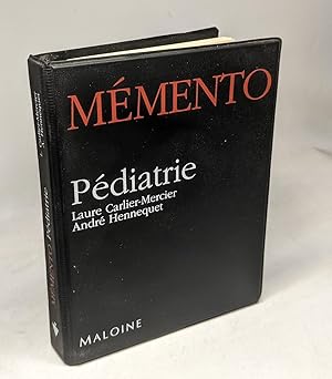Seller image for Memento - Pdiatrie for sale by crealivres