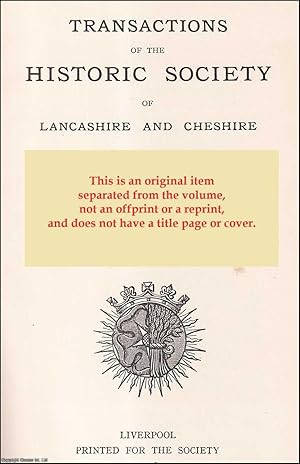 Bild des Verkufers fr Early Steamships on The Mersey, 1815-1820. An original article from The Historic Society of Lancashire and Cheshire, 1940. zum Verkauf von Cosmo Books