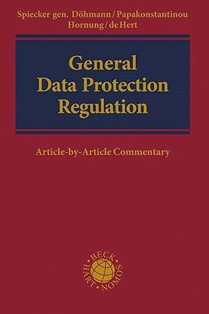 Bild des Verkufers fr European General Data Protection Regulation: Article-By-Article Commentary zum Verkauf von moluna